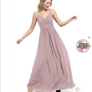 Azazie Blake Bridesmaids Dress in Vintage Mauve